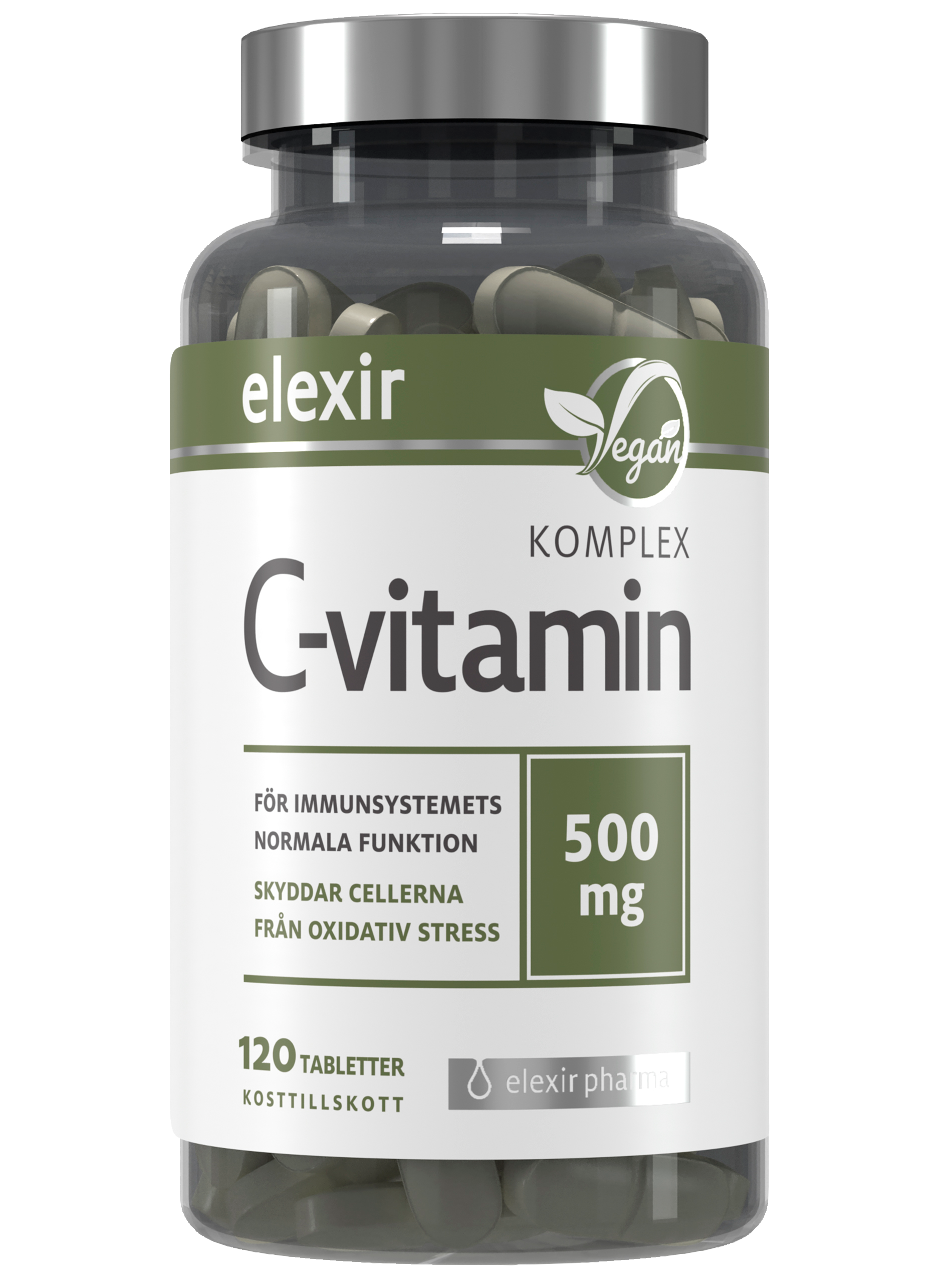 Elexir C vitamin för immunsystemets normala funktion