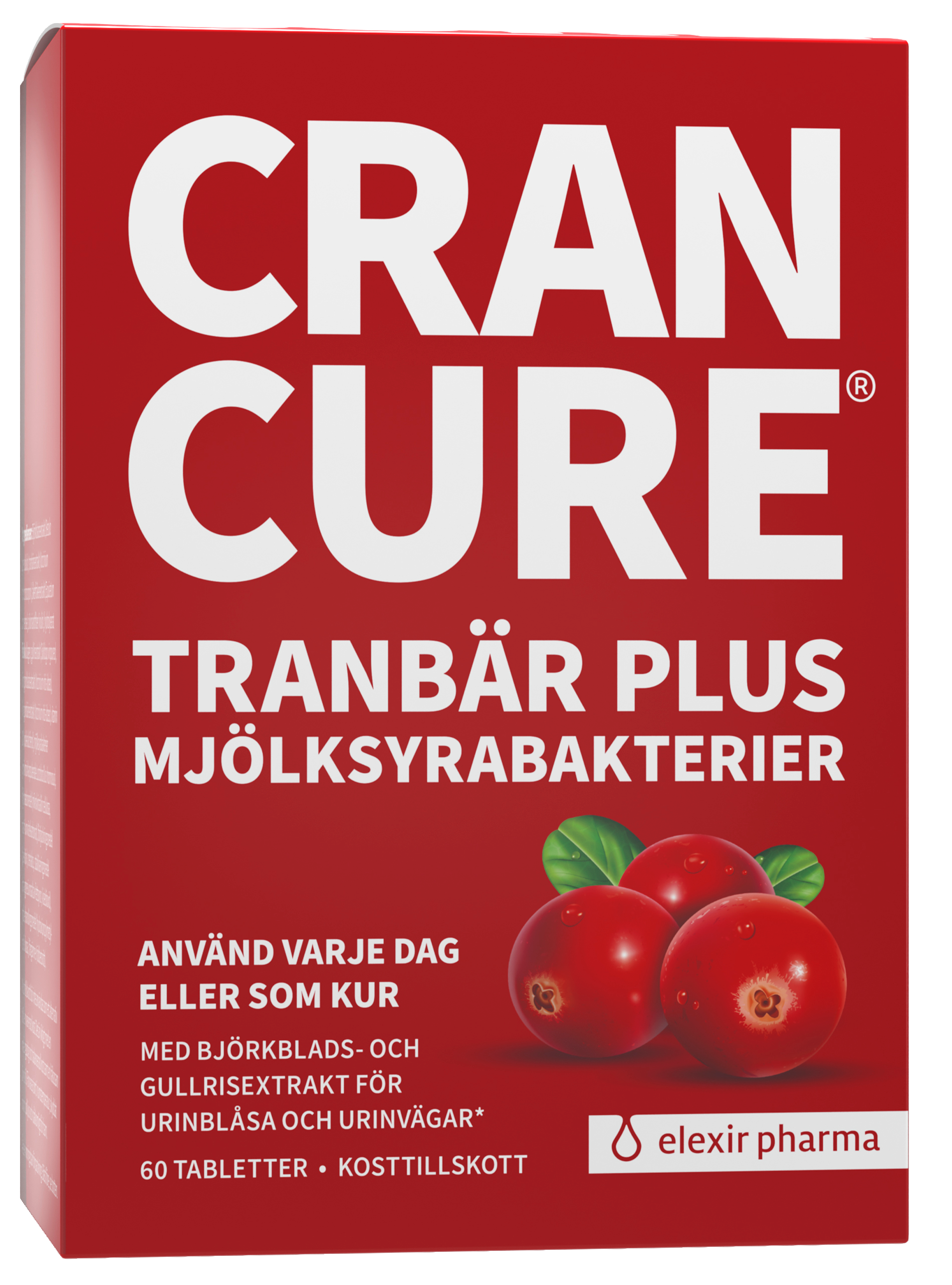 Cran Cure tranbär med mjölksyrabakterier